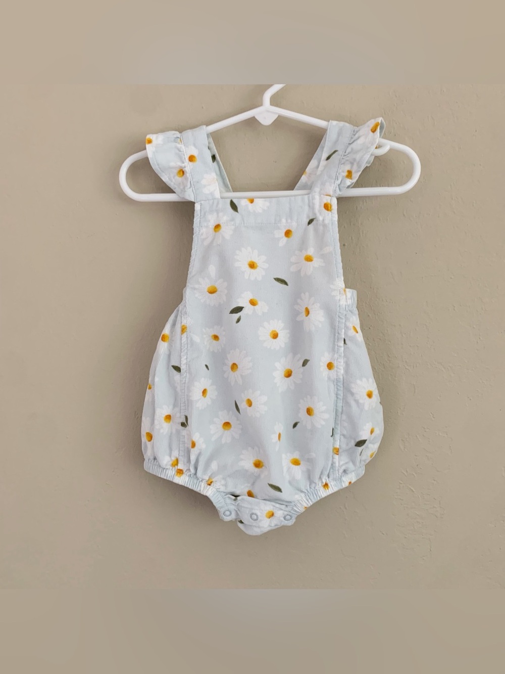 Angel Dear Corduroy Romper • Daisies • 6-12 Months